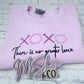 Embroidered XOXO “There Is No Greater Love” Sweatshirt ✝️💗