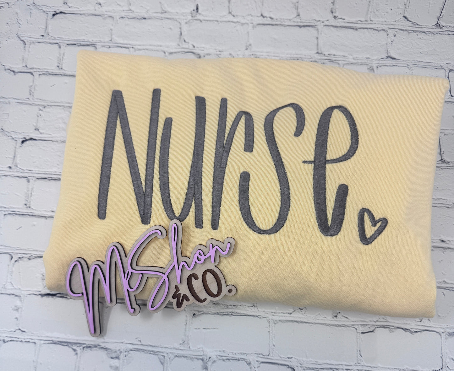 Nurse Embroidered Sweatshirt